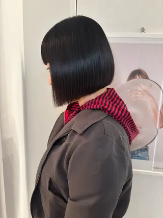 ショート riria/ボブ /ブラウンカラー🎀のヘアスタイル