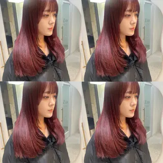 ロング カラー Zina‎ 🤍 AYAのヘアスタイル