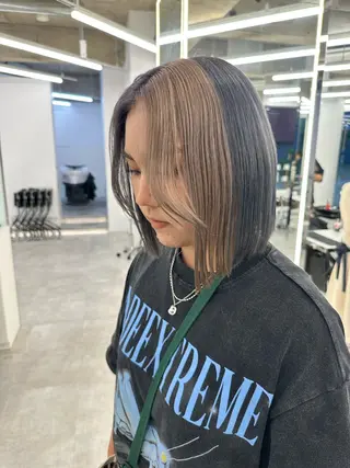 ショート カラー ブリーチ指名No.1 Daikiのヘアスタイル