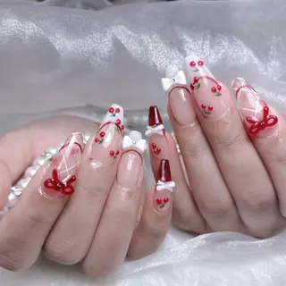 ネイル MoMoA Nail ネイル長さ出し専門店のネイルデザイン