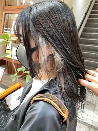 セミロング nico🏁 rihoのヘアスタイル