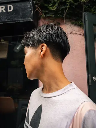 ショート カラー パーマ メンズ 🔗メンズサロン🔗 Kieのヘアスタイル