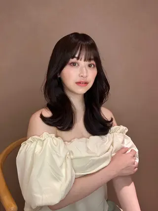 ミディアム カラー ミディアムヘア Chifumiのヘアスタイル