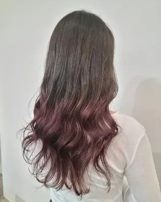 ロング カラー 赤松 摩美のヘアスタイル