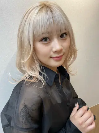 セミロング 松本 和馬のヘアスタイル