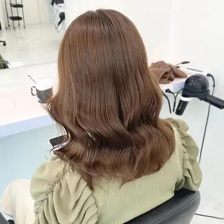 カラー 💕コテ巻き風パーマ 💕KEIYA 💕のヘアスタイル