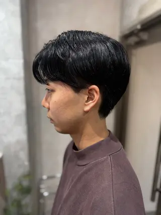 ショート メンズ 藤崎百道メンズカット Zina/森井唯央のヘアスタイル