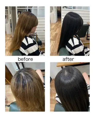 ロング カラー little小倉所属・熊崎 未来のヘアスタイル