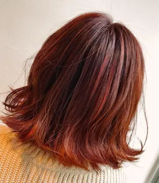 ミディアム カラー Hair esthe HAAAT 東口店のヘアスタイル