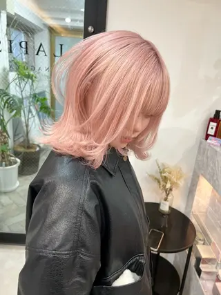 ショート ✨ハイトーン/シール エクステ✨♠優羽のヘアスタイル