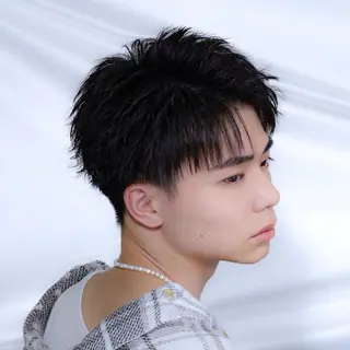 ショート カラー ヘアアレンジ メンズ AI TOKYO Ciel所属・横浜/メンズ特化/ ⚡️aito⚡️のヘアスタイル