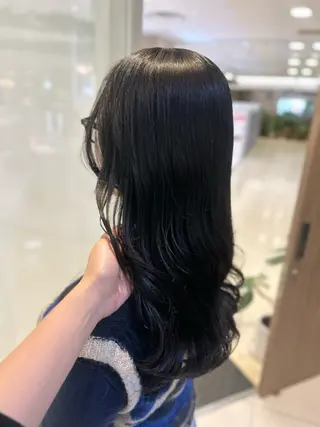 ロング カラー 艶質改善/縮毛矯正 ササキナツミのヘアスタイル