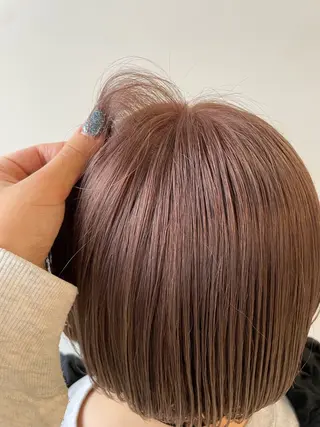 ショート 似合わせ/ベージュ /レイヤー/りほ🤍のヘアスタイル