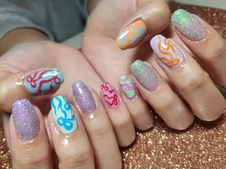 ネイル 💜bora .のネイルデザイン