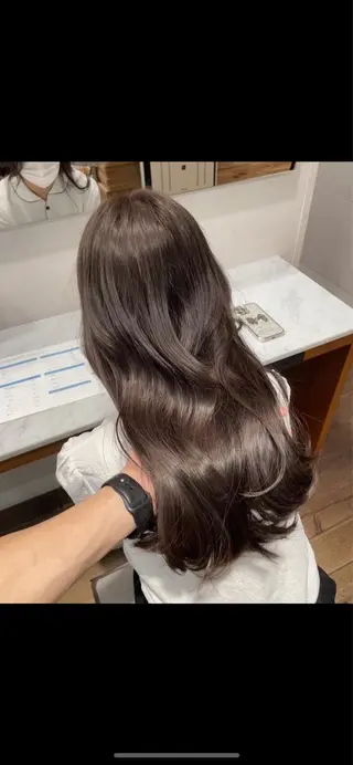 ロング カラー 三尾 拓優のヘアスタイル