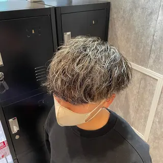 ショート カラー パーマ メンズ 🔥メンズ超特化🔥 青木海斗のヘアスタイル