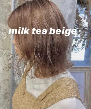 ミディアム カラー Pia hair Design Yakuin所属・松尾太樹 【pia】福岡美容室のヘアスタイル