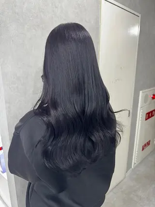 ロング カラー 赤み無し柔らかカラー 【梅田】madokaのヘアスタイル