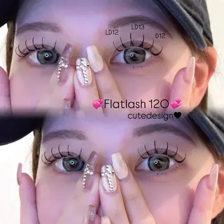 マツエク・マツパ Mell Yuuna ♡パリエク /束感のマツエク・マツパデザイン