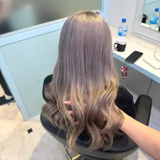 ロング カラー 暖色🩷透明感カラー ♡Maika♡のヘアスタイル