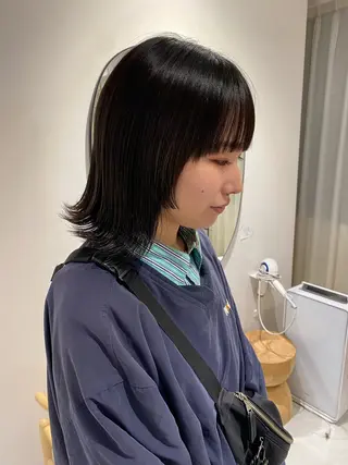 ミディアム knock所属・knock　國友 華乃のヘアスタイル