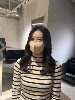 ミディアム 店長/レイヤーカット /大東悠生のヘアスタイル