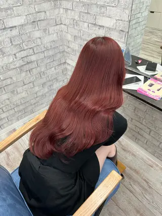 セミロング カラー 🇰🇷韓国ヘア TAKUMI🐯💎のヘアスタイル