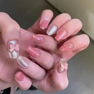 ネイル By moonネイル 🌷ワンホン/韓国風のネイルデザイン