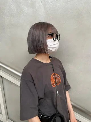 ショート カラー 佐藤 永夏のヘアスタイル