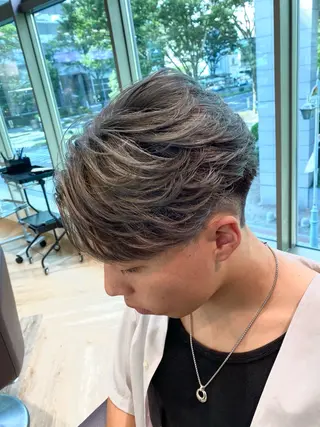 メンズ メンズ特化/フェザー /パーマ/伊勢元のヘアスタイル