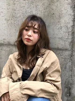 ミディアム 韓国🇰🇷ボブ✂︎ レイヤー✂︎三吉明人のヘアスタイル