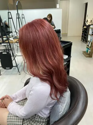 セミロング カラー 加藤 雄大のヘアスタイル