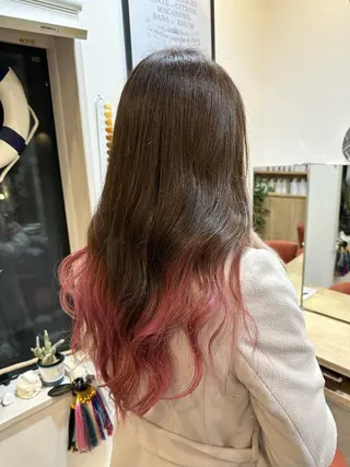 ロング カラー 🪼高評価🪼 💎柴崎の藤咲💎のヘアスタイル