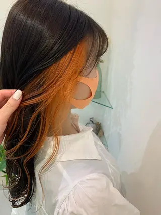 ロング カラー 透けるbrown カラー🎗♡yukaのヘアスタイル