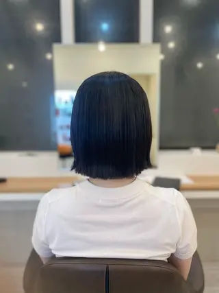 ミディアム 山下 柚奈のヘアスタイル