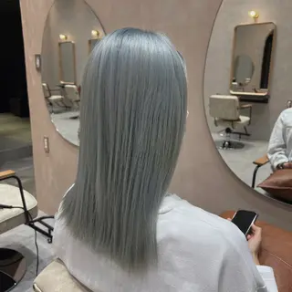 ミディアム カラー 透明感/ベージュ /kazui🐈のヘアスタイル