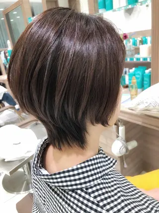 ショート カラー 大人女性のショート ・ボブ✂︎沼尻典祥のヘアスタイル