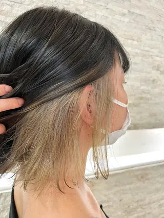 ショート カラー ヘアアレンジ 🔶似合わせセンター パート/ヤス🔶のヘアスタイル