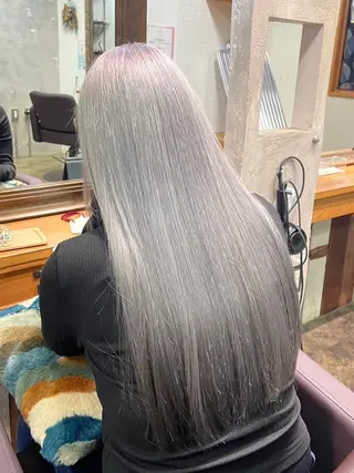 ミディアム LORE福岡天神 韓国/ブリーチのヘアスタイル