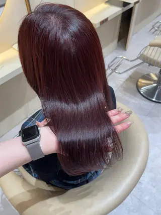 カラー 竹田 真梨子のヘアスタイル