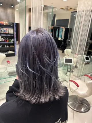 ミディアム カラー earth赤羽店所属・小井沼 佑悠のヘアスタイル