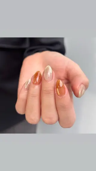 ネイル Yumi /シンプル /上品+カジュアルのネイルデザイン