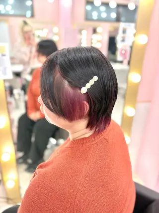 ショート カラー 甘ふわgirly🎀 ハイトーン🤍Ramのヘアスタイル