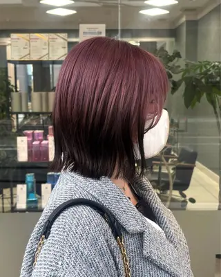 ショート 透明感カラー/ レイヤーカット/麻咲のヘアスタイル