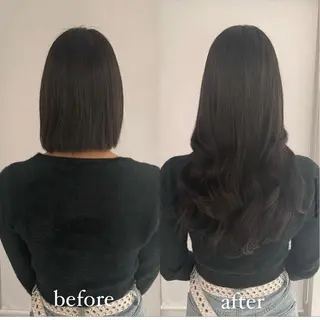 セミロング 濱川響太レディース カットモデルのヘアスタイル