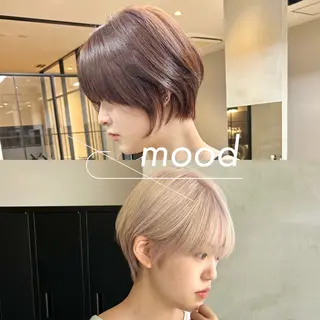 ショート カラー mood tatemachiのヘアスタイル