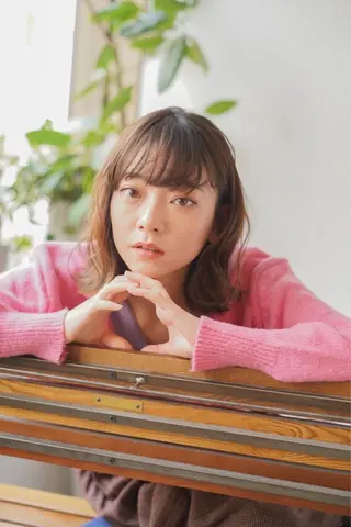 ミディアム 骨格/顔タイプ/ パーソナルカラー菅原のヘアスタイル