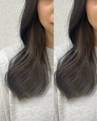 セミロング カラー 🪞個室サロン/韓国 艶髪/keito🪞のヘアスタイル