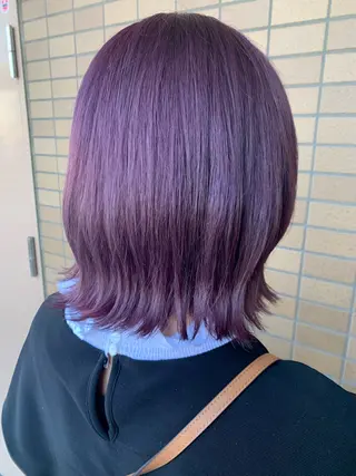 ショート カラー ヒヨシ ルナのヘアスタイル