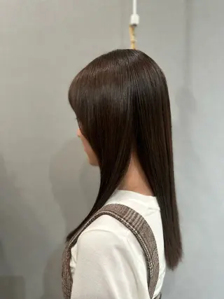 セミロング K Harukaのヘアスタイル